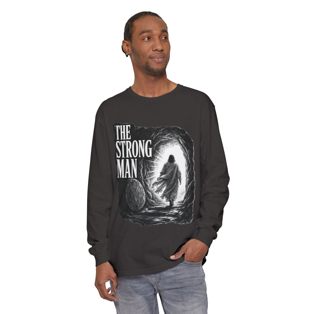 Long Sleeve T-Shirt — "The Strong Man" Cave Illustration