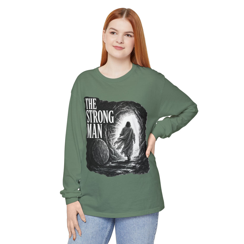 Long Sleeve T-Shirt — "The Strong Man" Cave Illustration