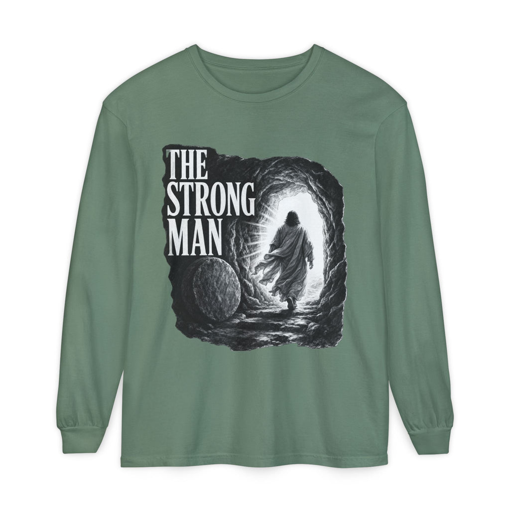 Long Sleeve T-Shirt — "The Strong Man" Cave Illustration
