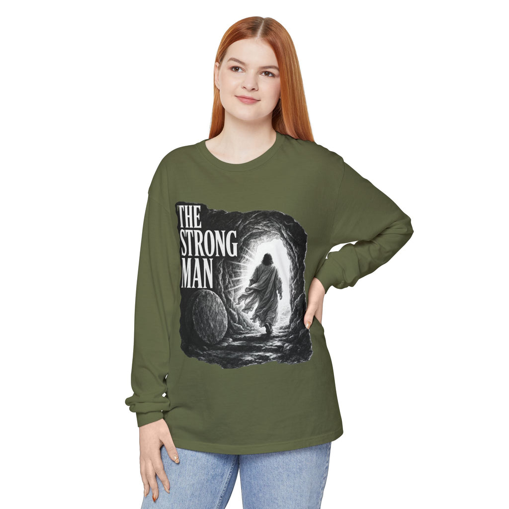 Long Sleeve T-Shirt — "The Strong Man" Cave Illustration