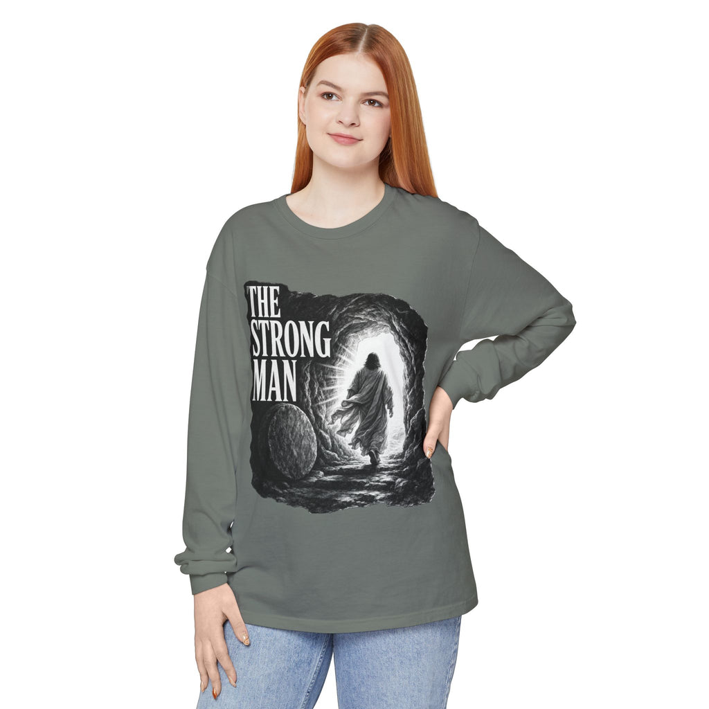 Long Sleeve T-Shirt — "The Strong Man" Cave Illustration