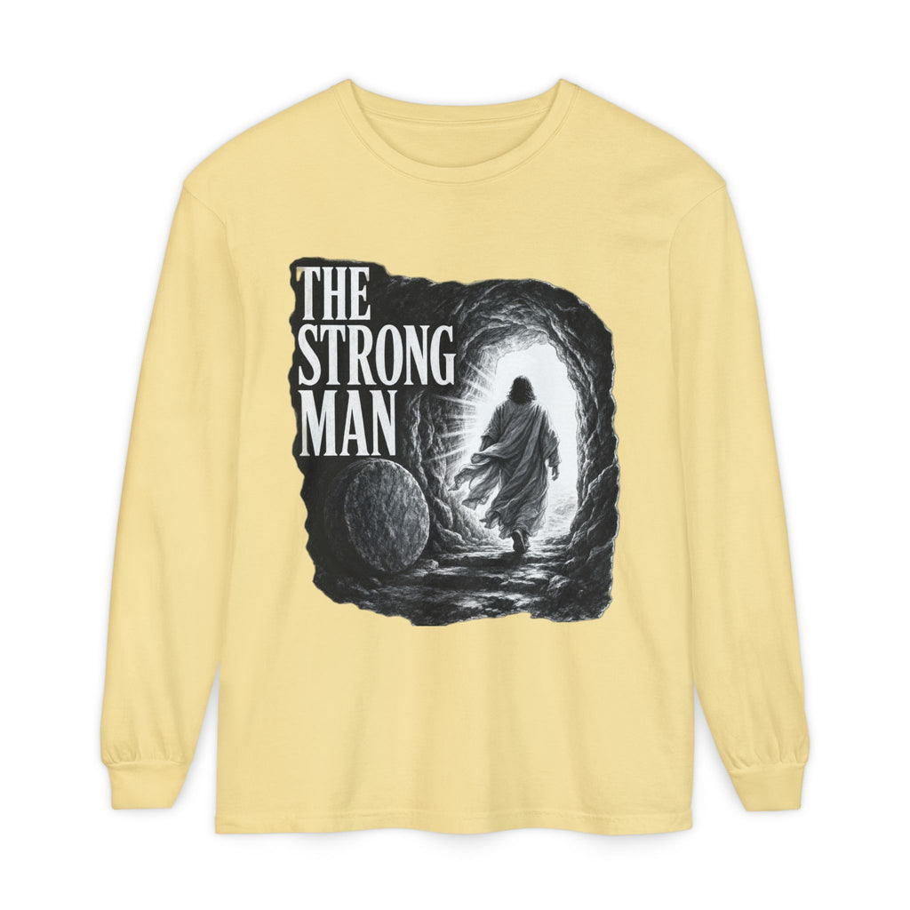 Long Sleeve T-Shirt — "The Strong Man" Cave Illustration
