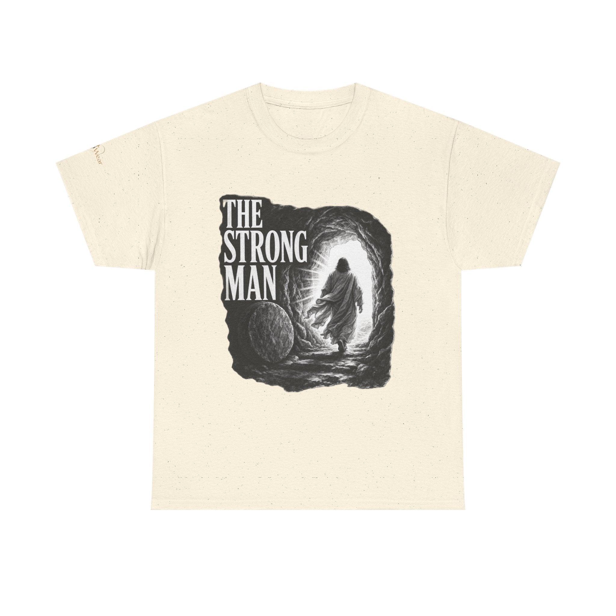 Resurrected Strength T-Shirt — Jesus Leaving the Tomb Resurrection Tee