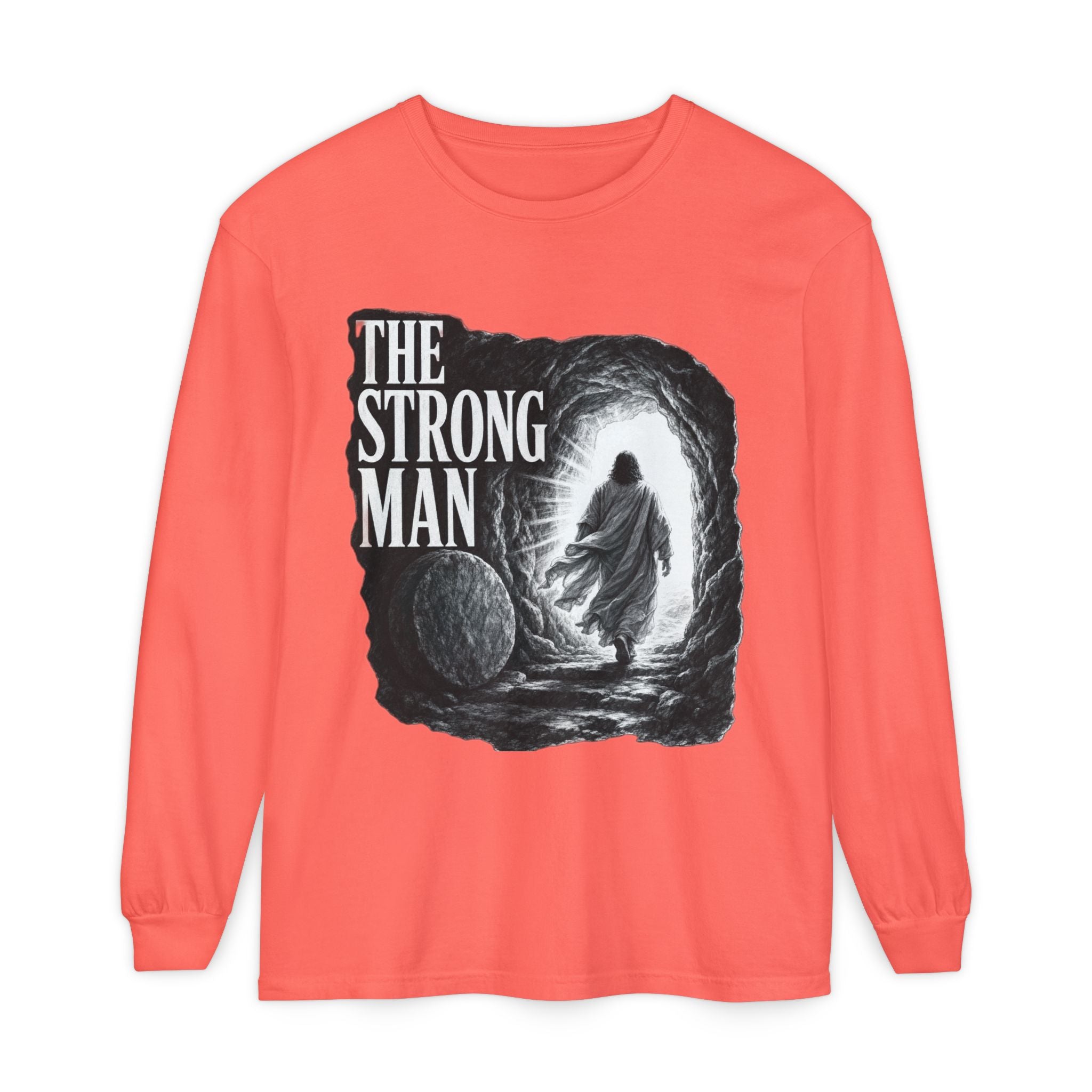 Long Sleeve T-Shirt — "The Strong Man" Cave Illustration