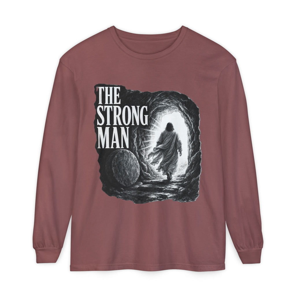 Long Sleeve T-Shirt — "The Strong Man" Cave Illustration