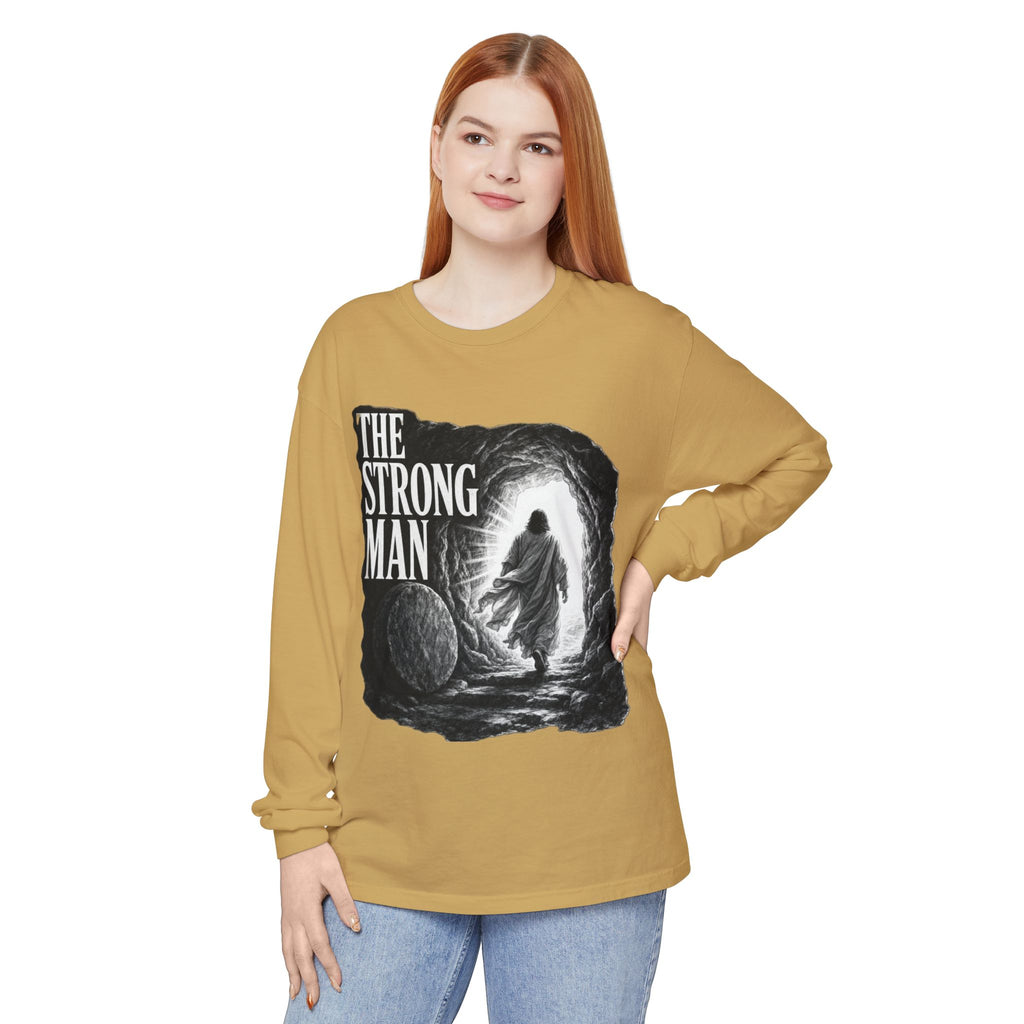 Long Sleeve T-Shirt — "The Strong Man" Cave Illustration