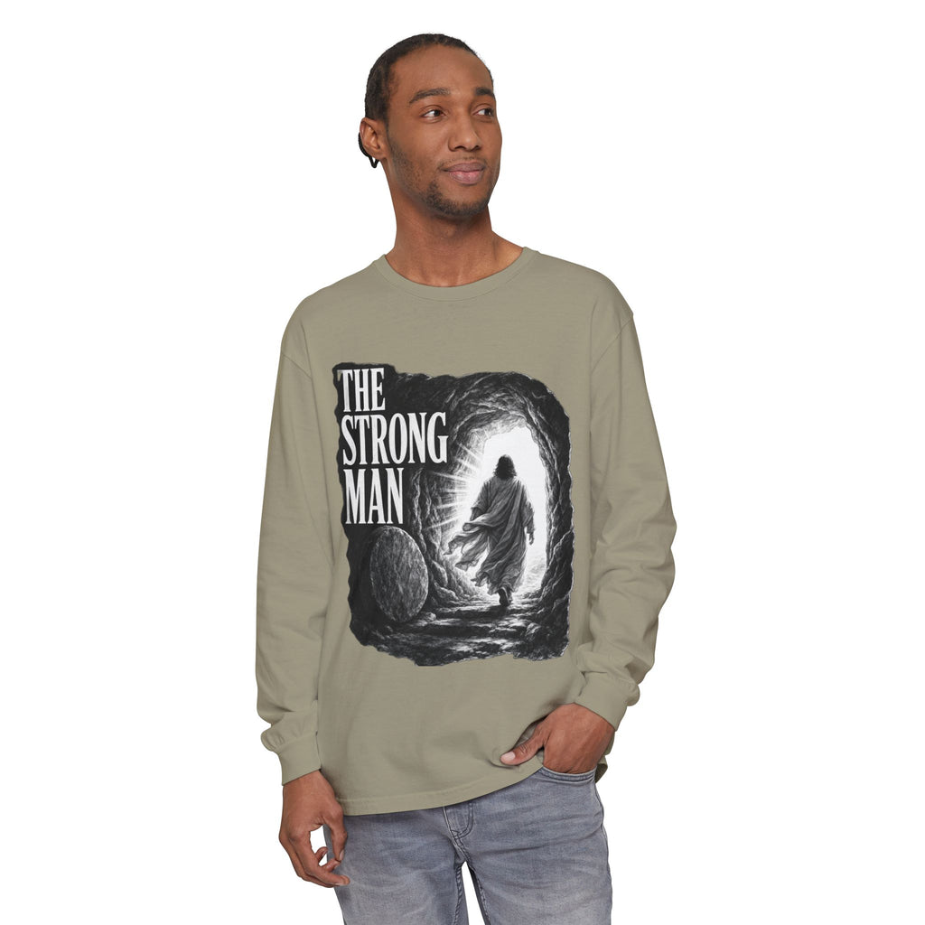 Long Sleeve T-Shirt — "The Strong Man" Cave Illustration