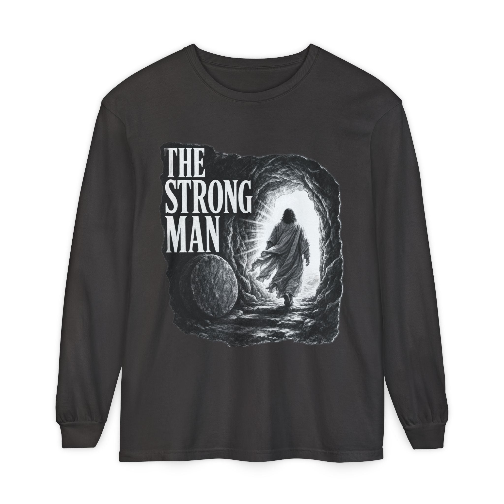 Long Sleeve T-Shirt — "The Strong Man" Cave Illustration