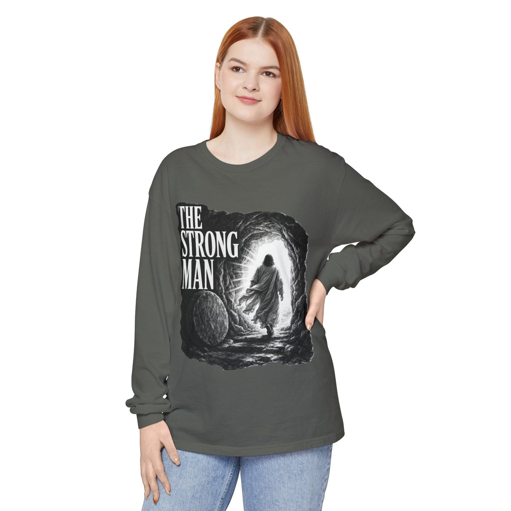 Long Sleeve T-Shirt — "The Strong Man" Cave Illustration