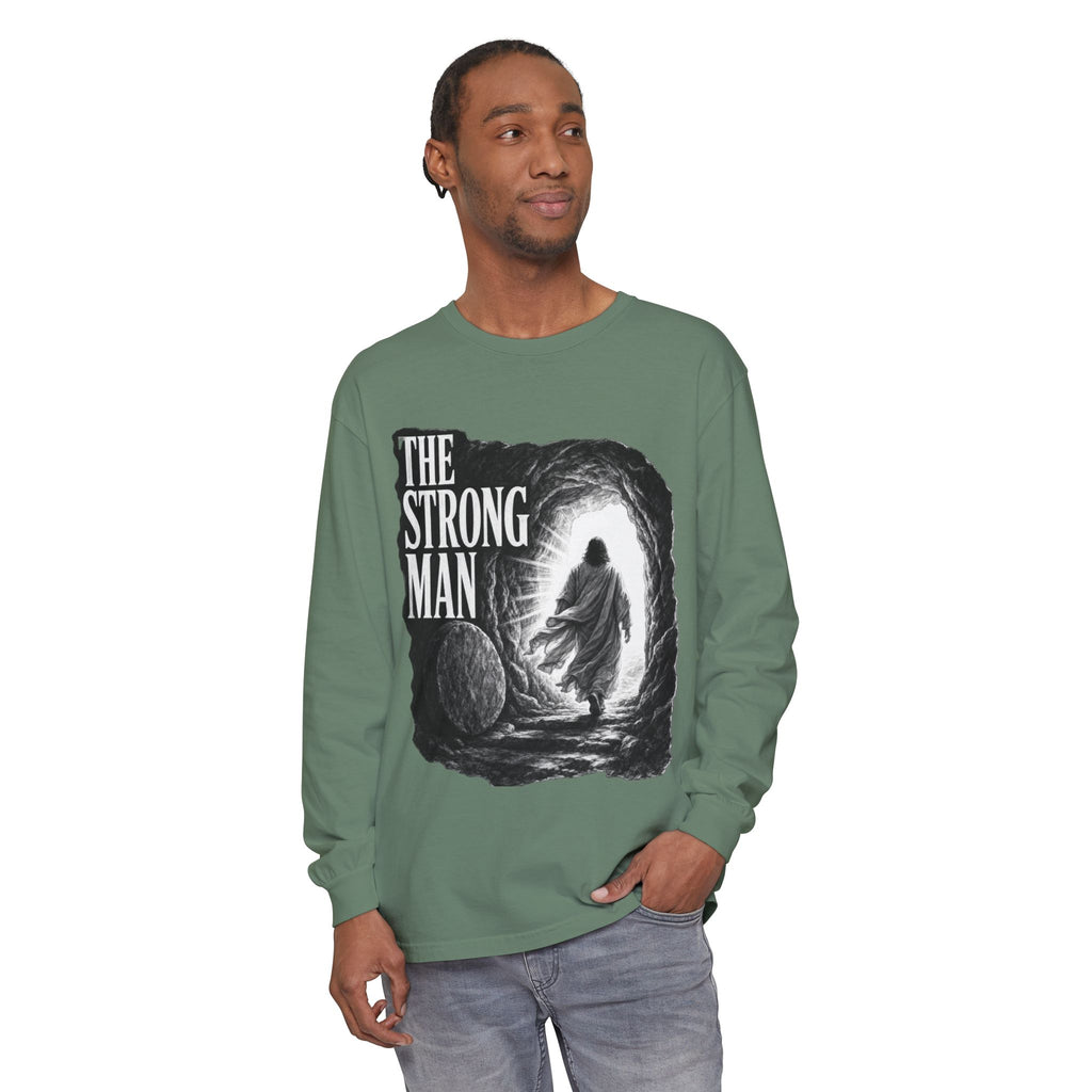 Long Sleeve T-Shirt — "The Strong Man" Cave Illustration