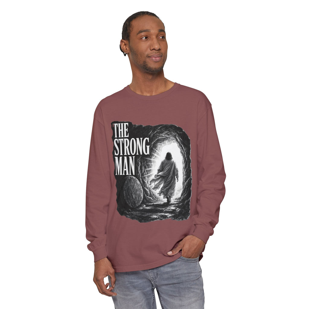 Long Sleeve T-Shirt — "The Strong Man" Cave Illustration